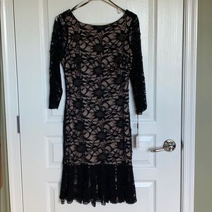 Calvin Klein Black Lace Lined Dress